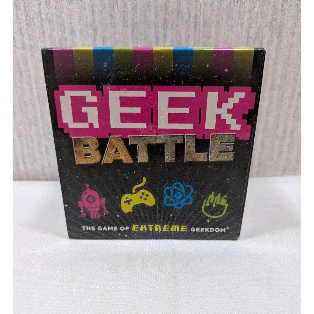 Chronicle Books~GEEK BATTLE Board Game~The Game of EXTREME Geekdom